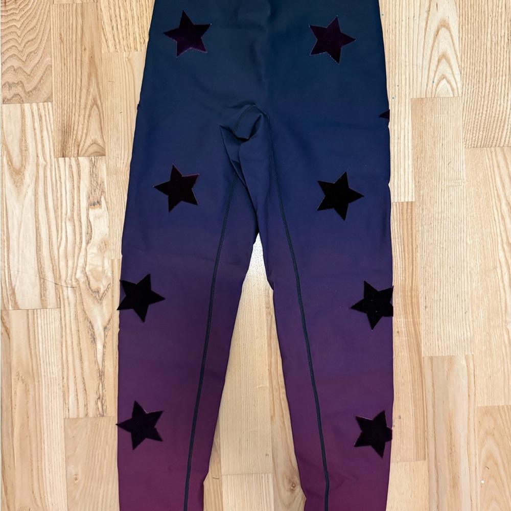 Ultracor Purple and Black Star Kids Leggings